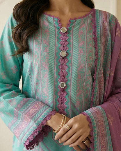Zellbury | Printed Lawn 3pc | Design 942