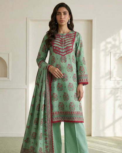 Zellbury | Printed Lawn 3pc | Design 946