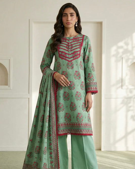 Zellbury | Printed Lawn 3pc | Design 946