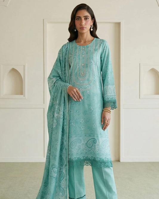 Zellbury | Printed Lawn 3pc | Design 954
