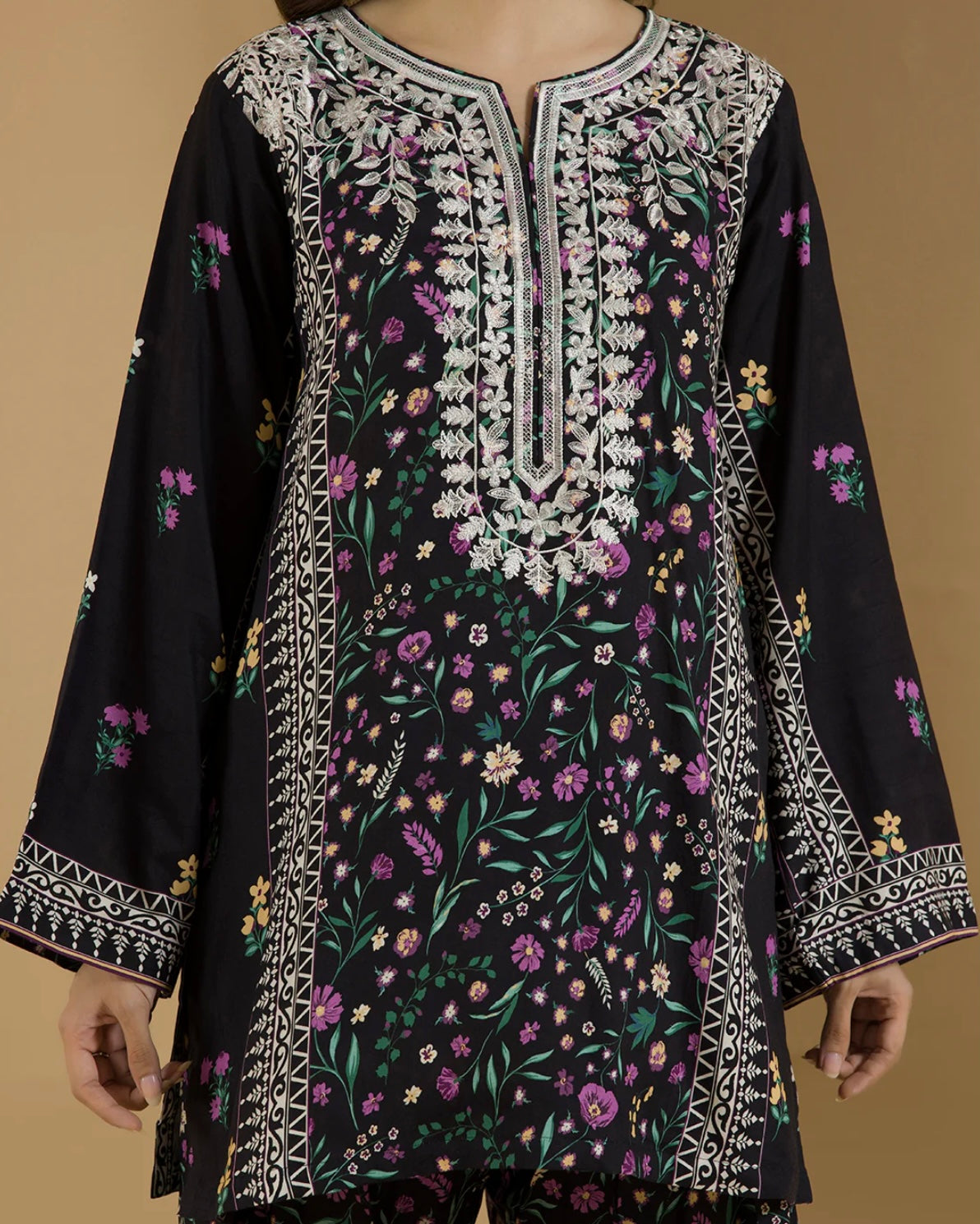 Zellbury | Embroidered Linen 2pc | Design 95