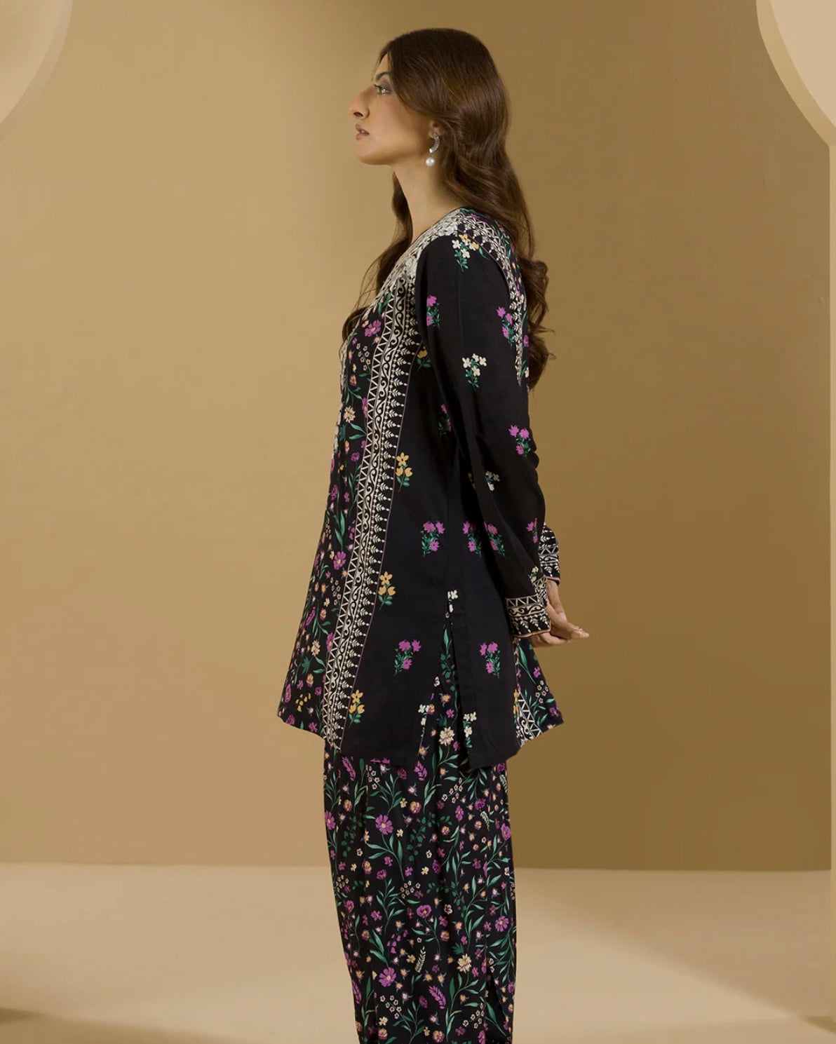 Zellbury | Embroidered Linen 2pc | Design 95