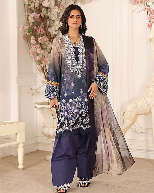 Johra Safoora | Embroidered Doria Lawn | Design 972
