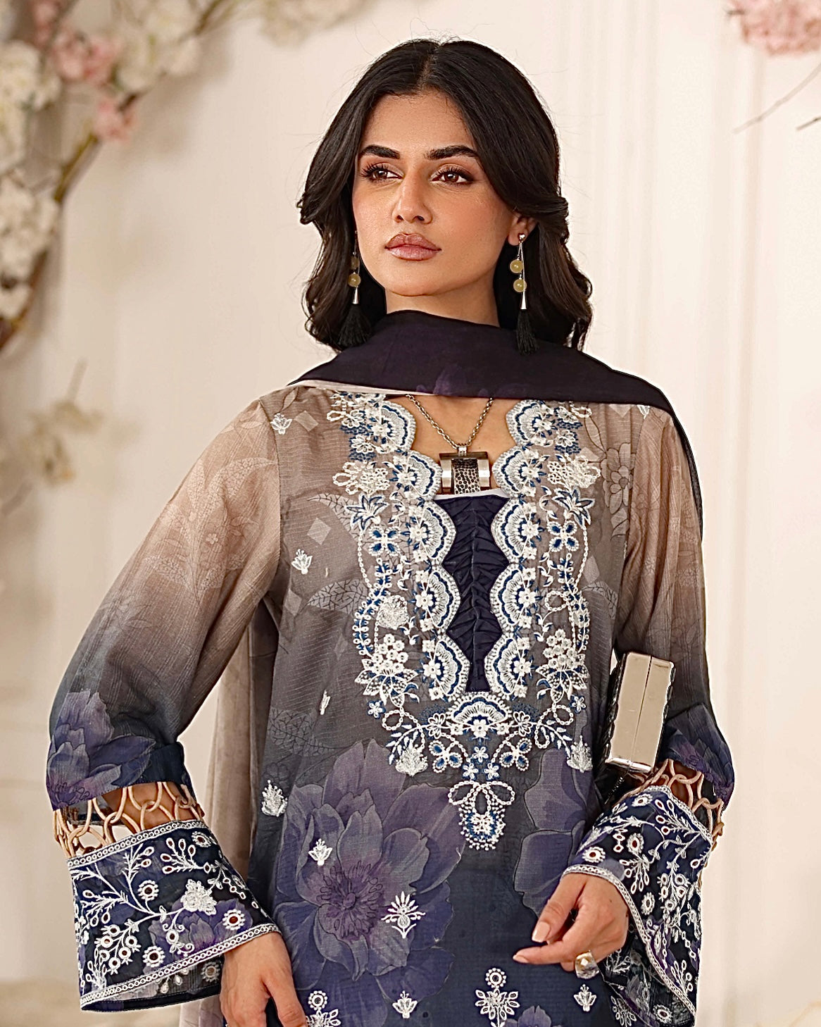Johra Safoora | Embroidered Doria Lawn | Design 972