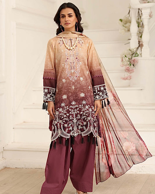 Johra Safoora | Embroidered Doria Lawn | Design 973