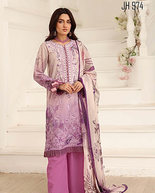 Johra Safoora | Embroidered Doria Lawn | Design 974