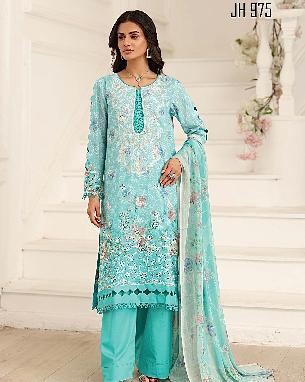 Johra Safoora | Embroidered Doria Lawn | Design 975