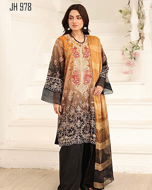 Johra Safoora | Embroidered Doria Lawn | Design 978