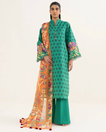 Sapphire | Embroidered Printed Lawn | Design 97