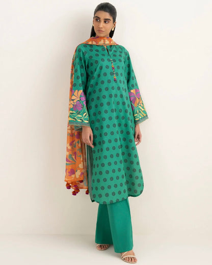 Sapphire | Embroidered Printed Lawn | Design 97