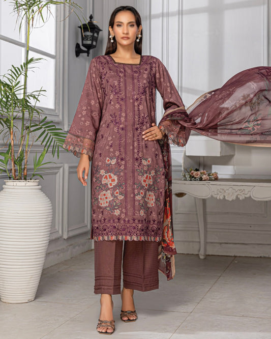 Fantak Grace | Embroidered Printed Viscose | Design 9