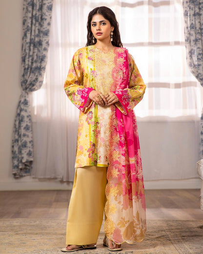 GullJee Morja | Embroidered Lawn | Design 9