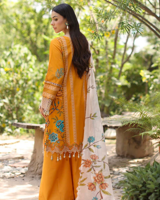 Charizma Infinity | Embroidered Printed Lawn | Design 9
