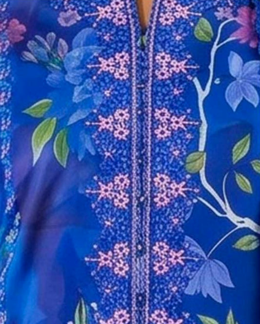 GullJee Printkari | Embroidered Printed Lawn | Design 9