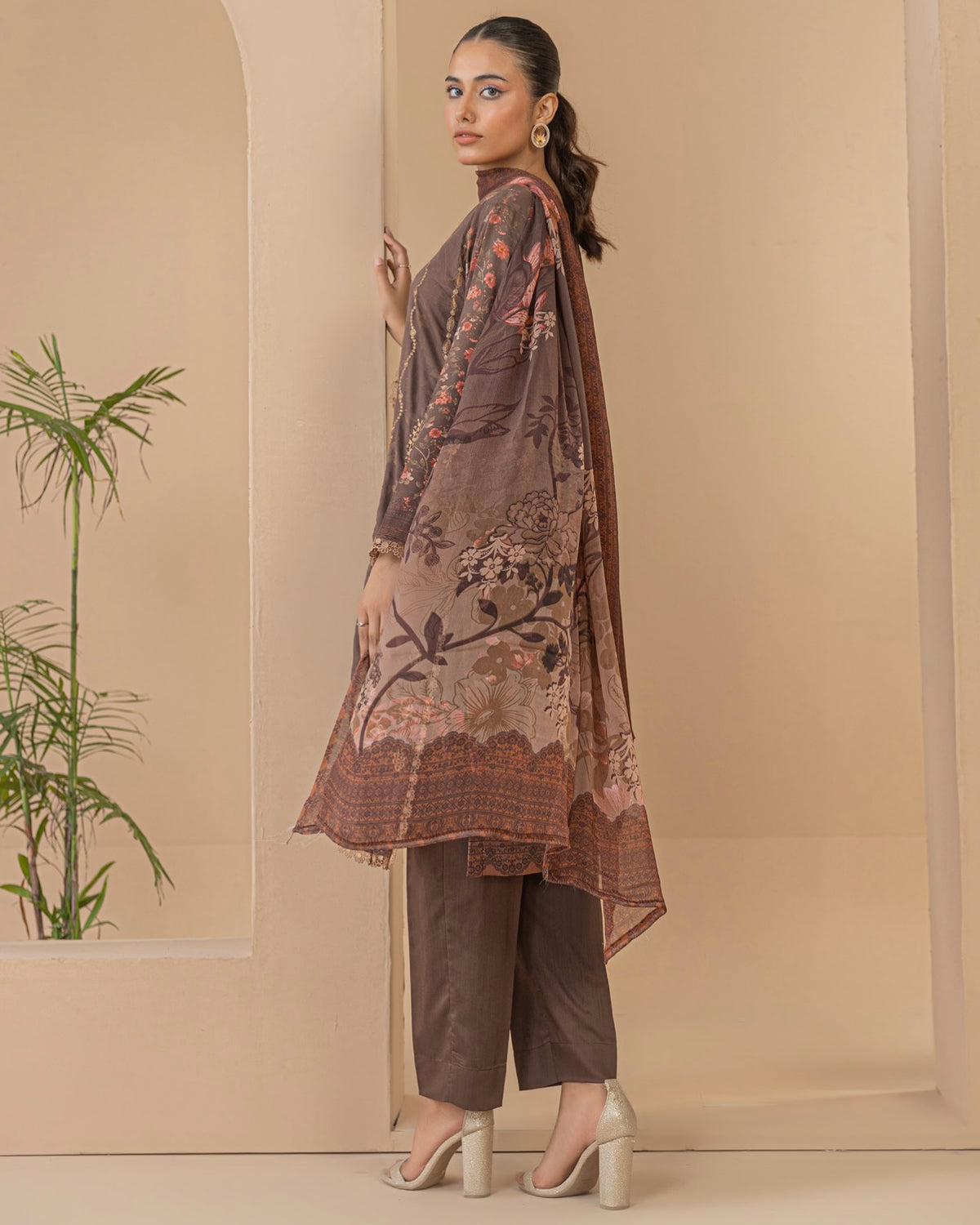 Palwasha Dastak | Embroidered Printed Viscose | Design 9