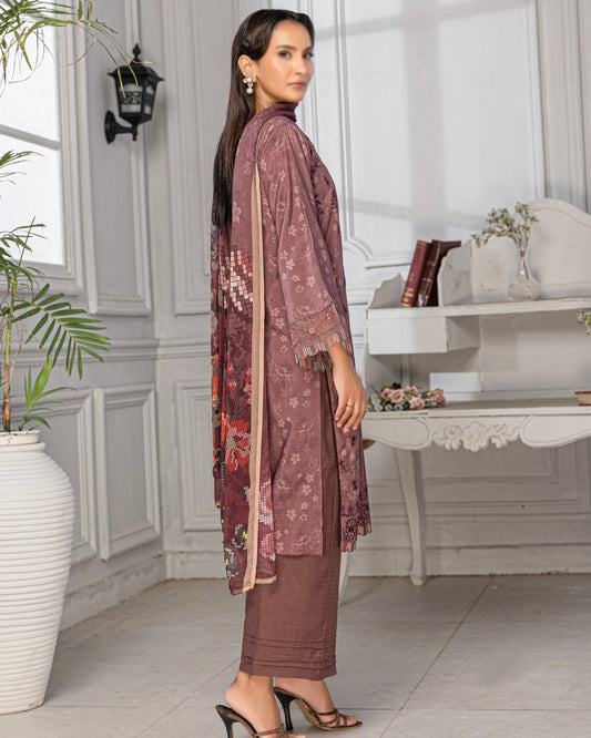 Fantak Grace | Embroidered Printed Viscose | Design 9