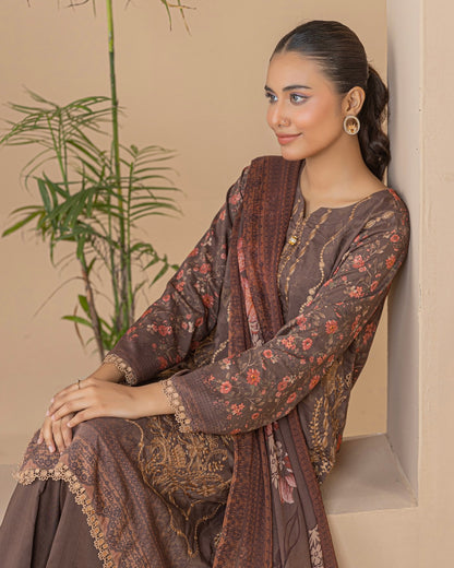 Palwasha Dastak | Embroidered Printed Viscose | Design 9