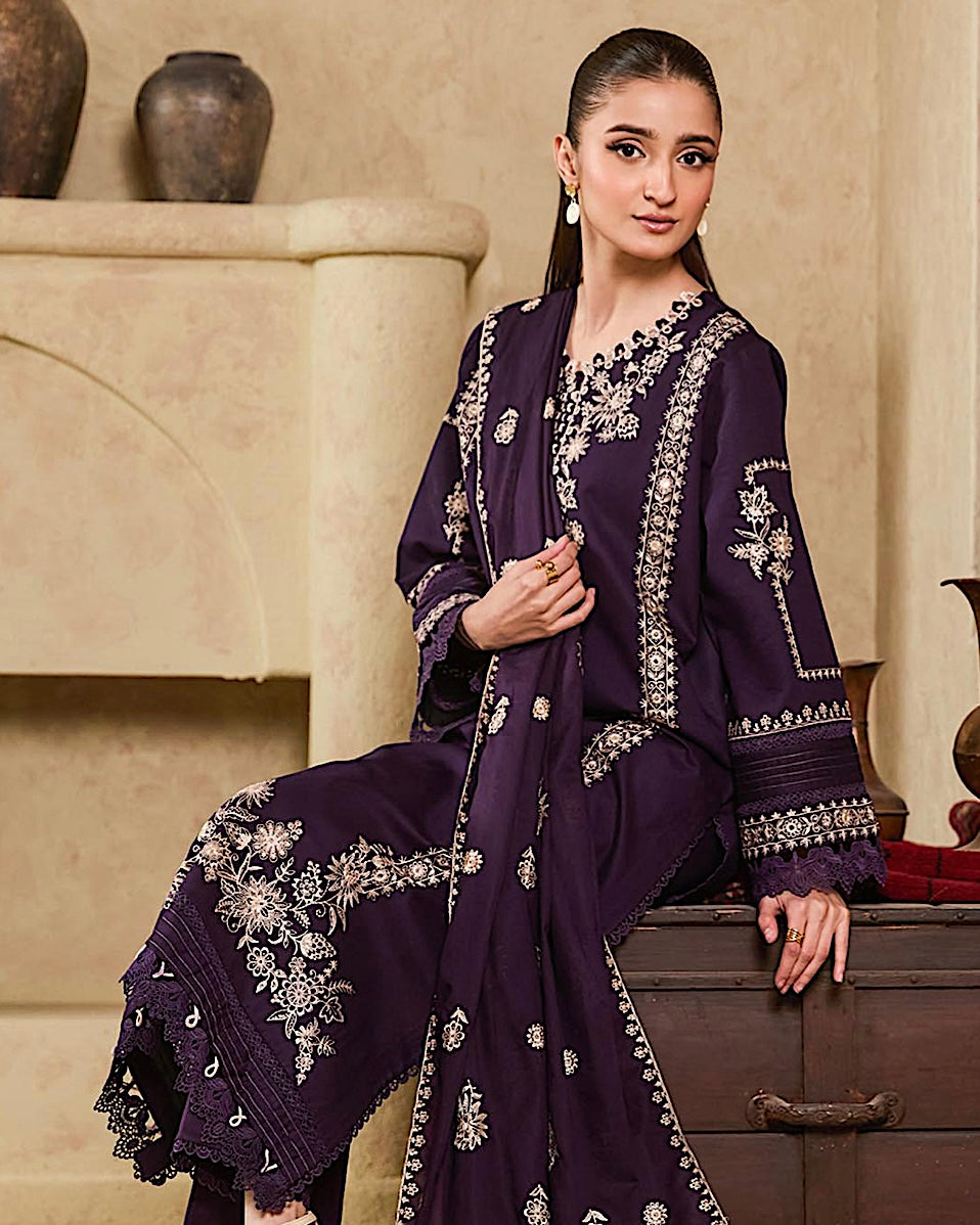 RajBari Raha | Premium Festive Lawn | Design 9