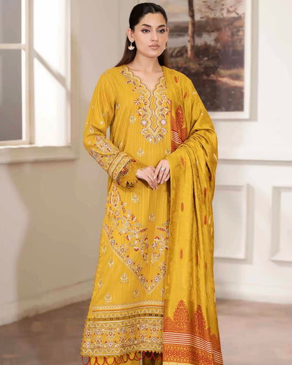 Johra Amish | Emb Marina with Wool Shawl | Design 421