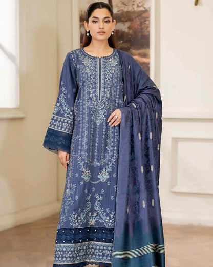 Johra Amish | Emb Marina with Wool Shawl | Design 422