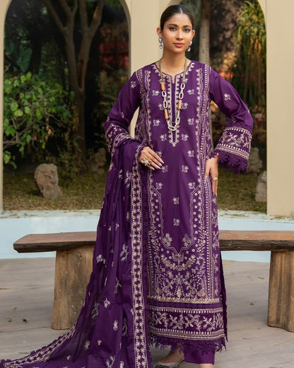 Johra Amoura | Emb Lawn with Emb Lawn Dupatta | Design 350