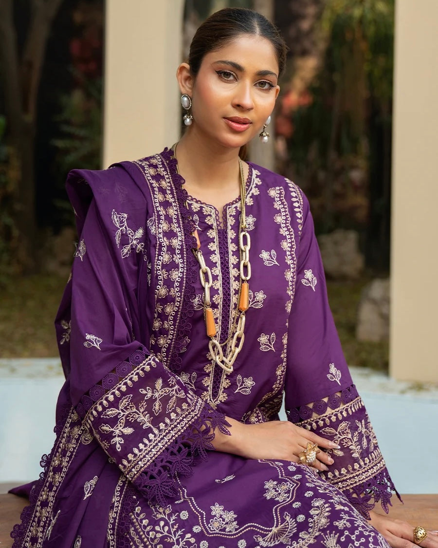 Johra Amoura | Emb Lawn with Emb Lawn Dupatta | Design 350