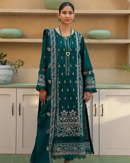 Johra Amoura | Emb Lawn with Emb Lawn Dupatta | Design 355