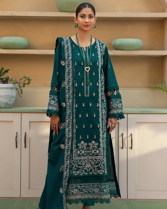 Johra Amoura | Emb Lawn with Emb Lawn Dupatta | Design 355