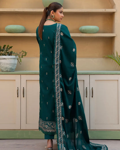 Johra Amoura | Emb Lawn with Emb Lawn Dupatta | Design 355