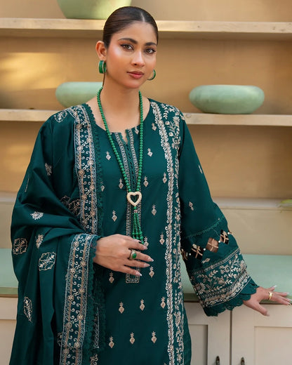 Johra Amoura | Emb Lawn with Emb Lawn Dupatta | Design 355