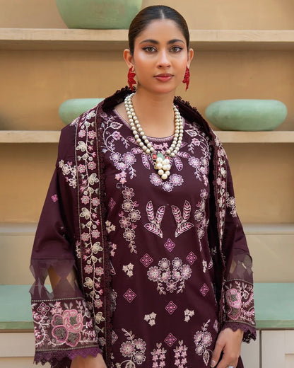 Johra Amoura | Emb Lawn with Emb Lawn Dupatta | Design 358