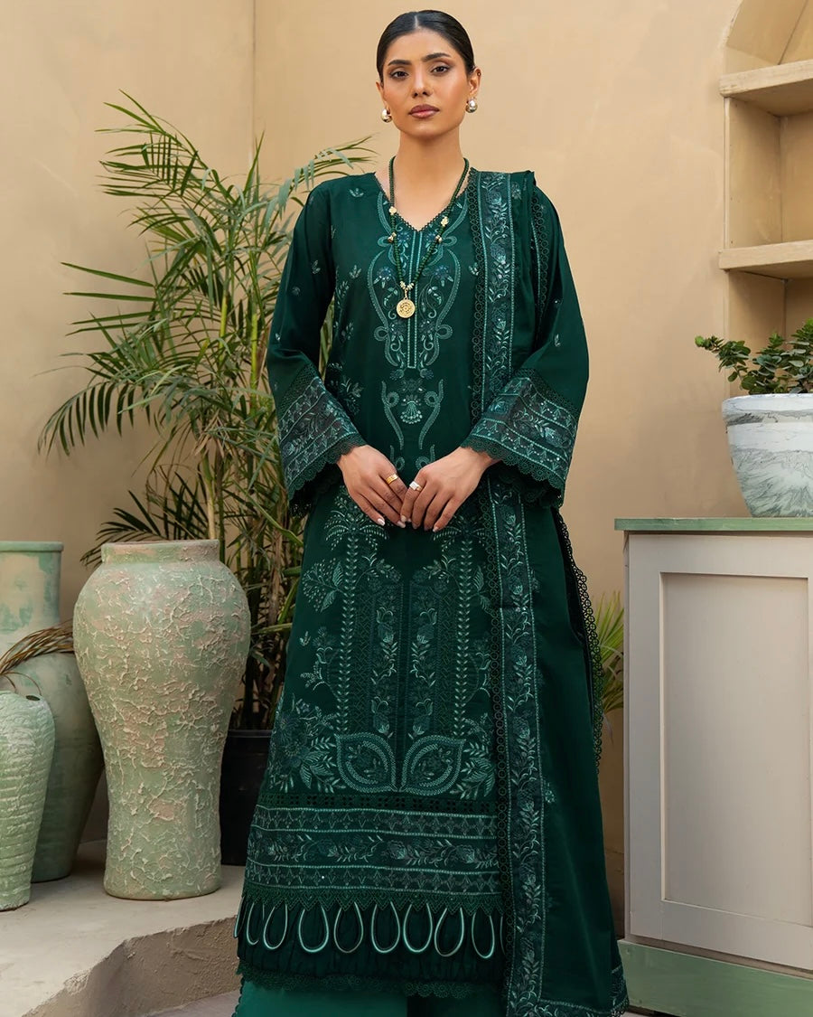 Johra Amoura | Emb Lawn with Emb Lawn Dupatta | Design 360