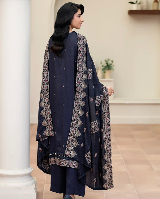 Johra Apsara | Embroidered Fancy Peach Leather | Design 648