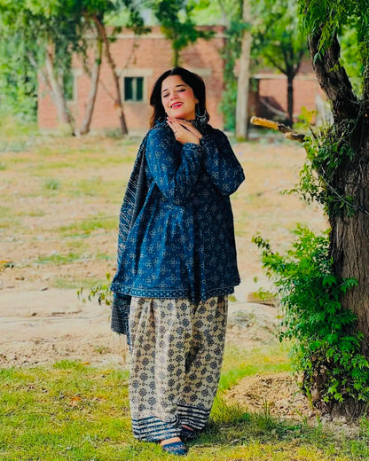 Bin Saeed | Printed Lawn 3pc | Design 2