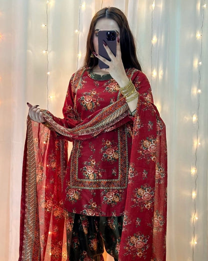 Bin Saeed | Printed Lawn 3pc | Design 1