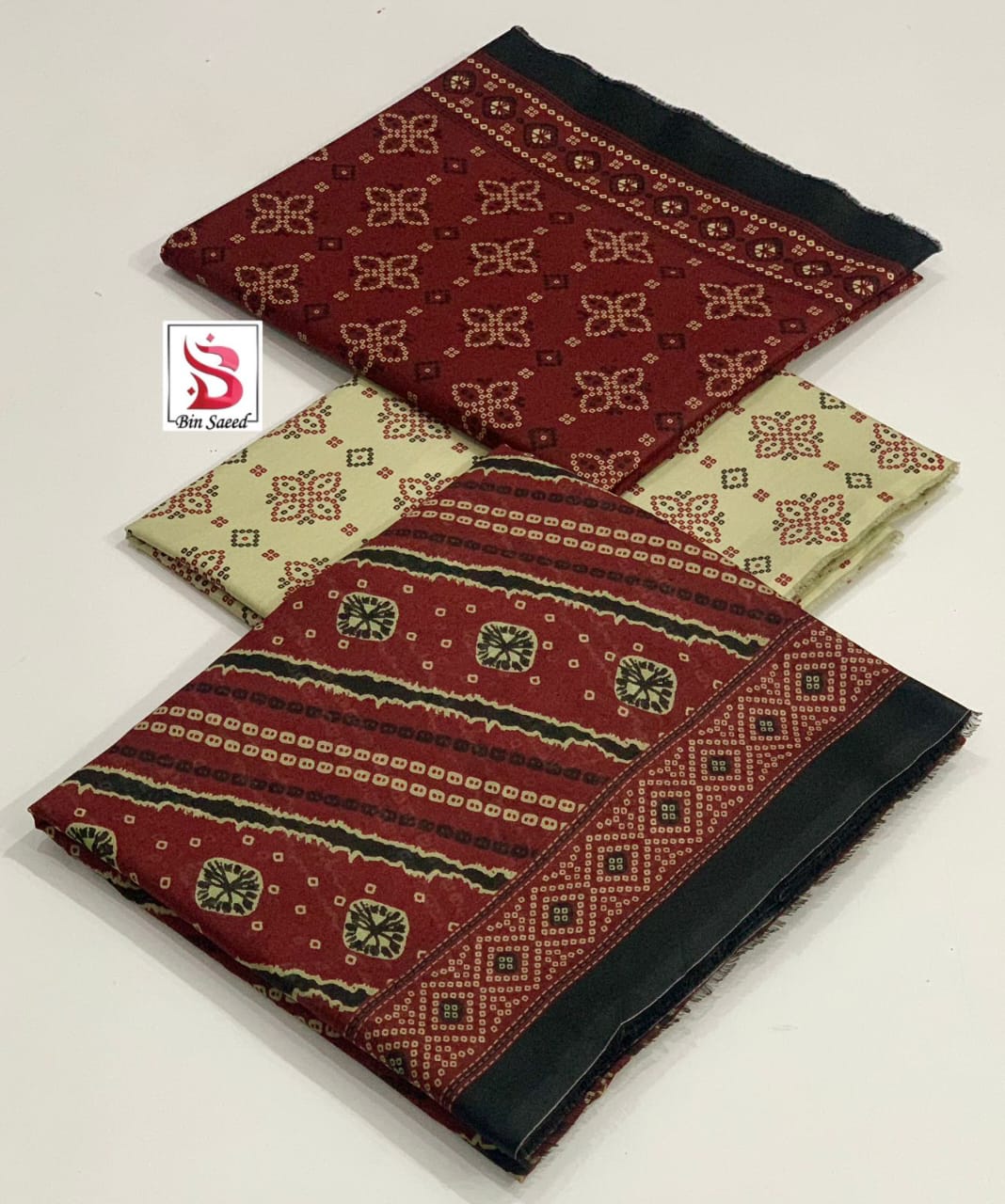 Bin Saeed | Printed Lawn 3pc | Design 3