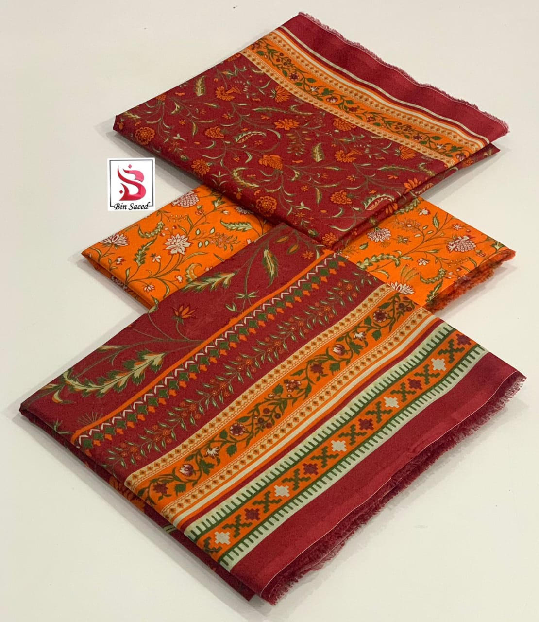 Bin Saeed | Printed Lawn 3pc | Design 5
