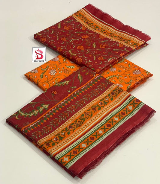 Bin Saeed | Printed Lawn 3pc | Design 5