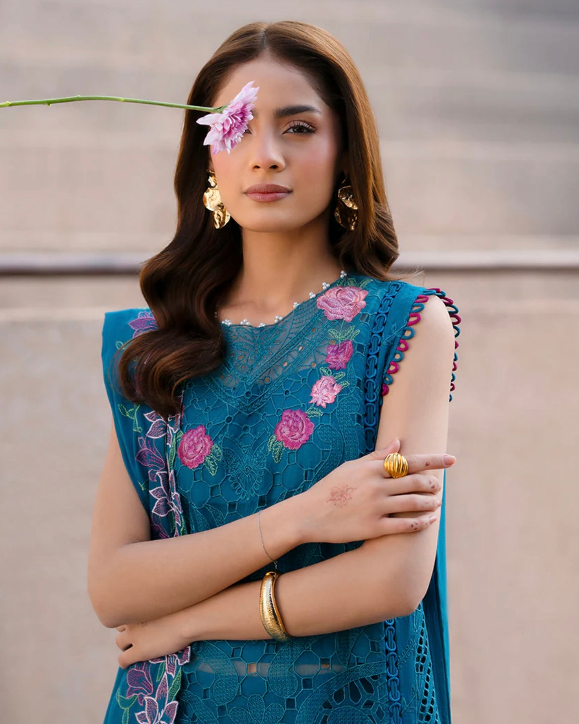 Parishay Dil-E-Raqsam | Embroidered Luxury Lawn | Design 10