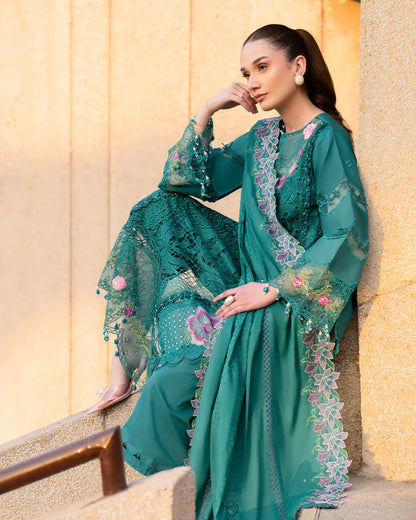 Parishay Dil-E-Raqsam | Embroidered Luxury Lawn | Design 9