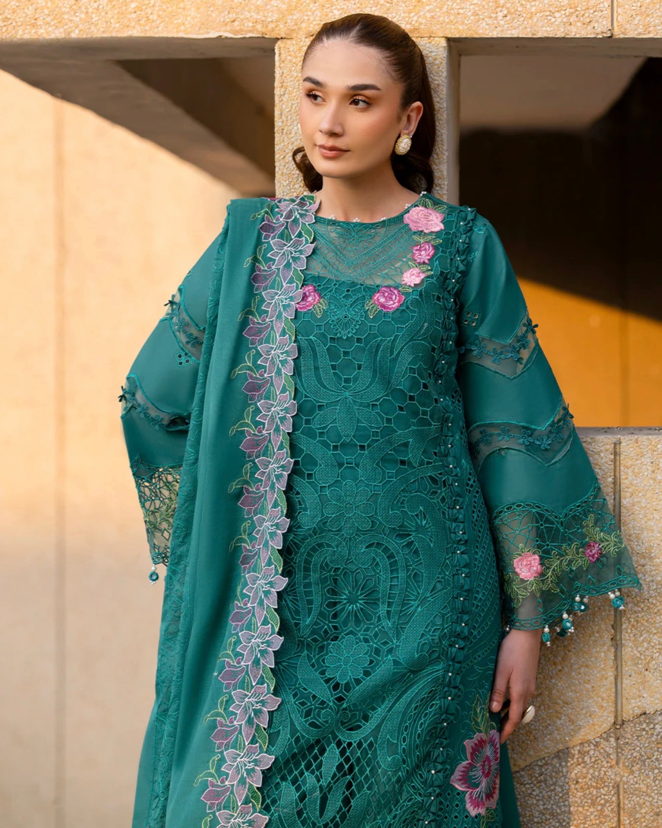 Parishay Dil-E-Raqsam | Embroidered Luxury Lawn | Design 9