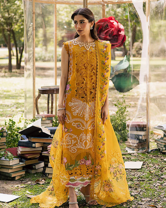 Parishay Enchanted Tales | Embroidered Luxury Lawn | Design 2
