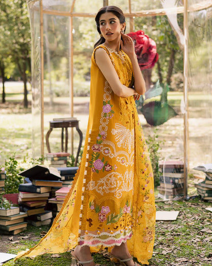 Parishay Enchanted Tales | Embroidered Luxury Lawn | Design 2