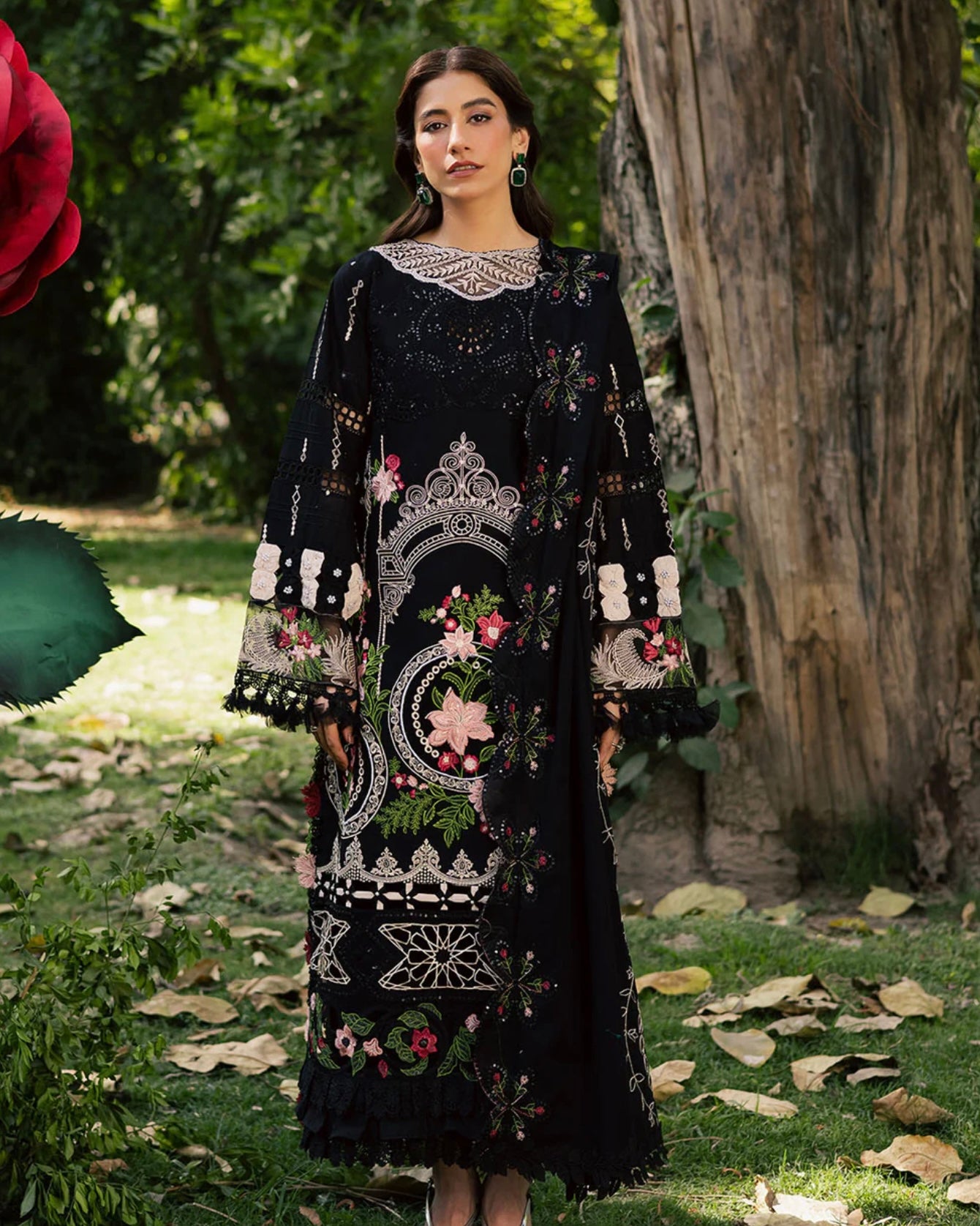 Parishay Enchanted Tales | Embroidered Luxury Lawn | Design 3