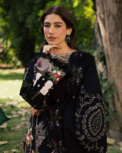 Parishay Enchanted Tales | Embroidered Luxury Lawn | Design 3