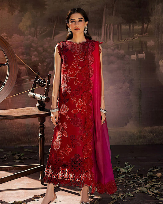 Parishay Enchanted Tales | Embroidered Luxury Lawn | Design 4