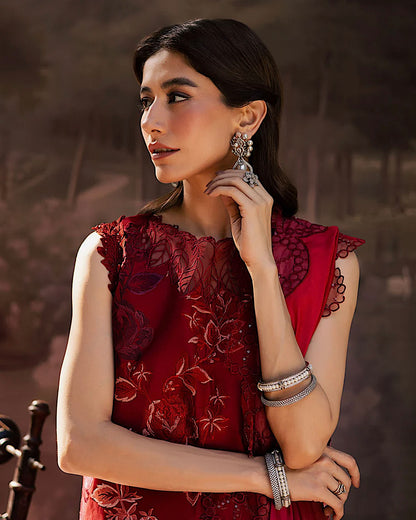 Parishay Enchanted Tales | Embroidered Luxury Lawn | Design 4