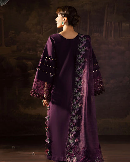 Parishay Enchanted Tales | Embroidered Luxury Lawn | Design 7