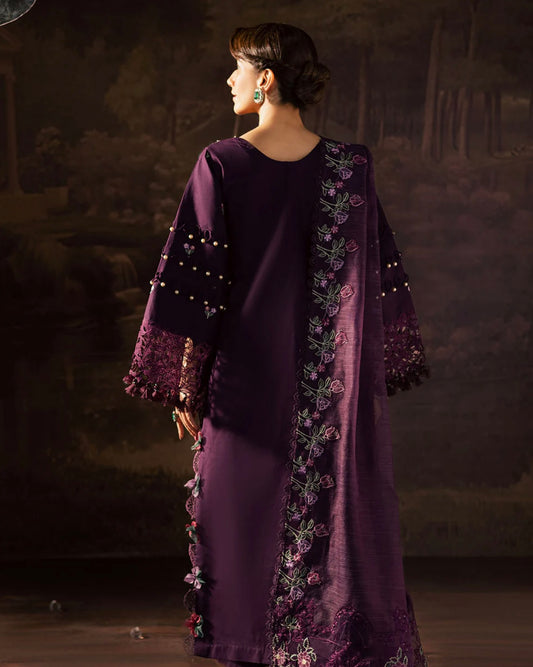 Parishay Enchanted Tales | Embroidered Luxury Lawn | Design 7