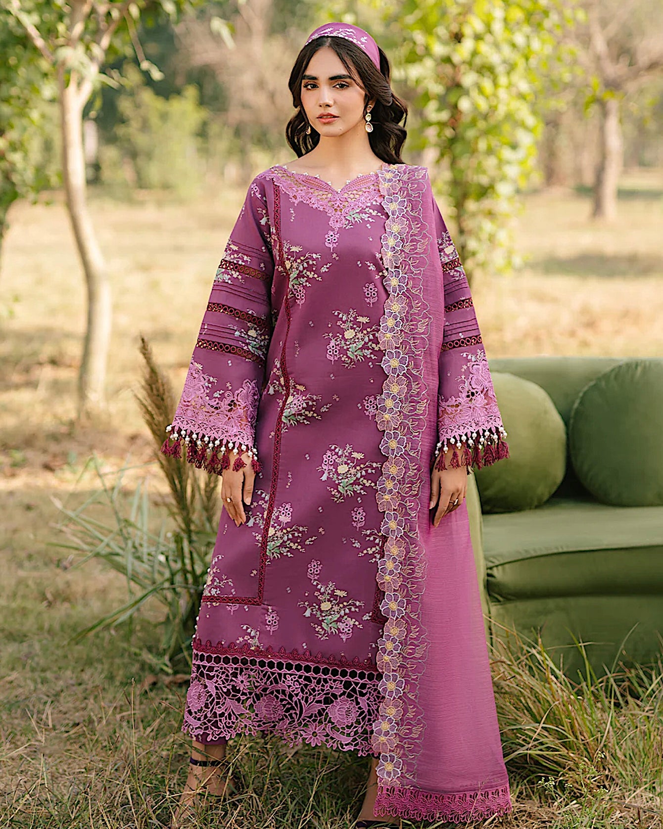 Parishay Ivy Bloom | Embroidered Luxury Lawn | Design 13